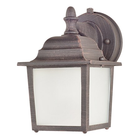 Maxim Lighting Builder Cast LED E26 1-Light 5.5" Wide Rust Patina Outdoor Wall Sconce 66924RP